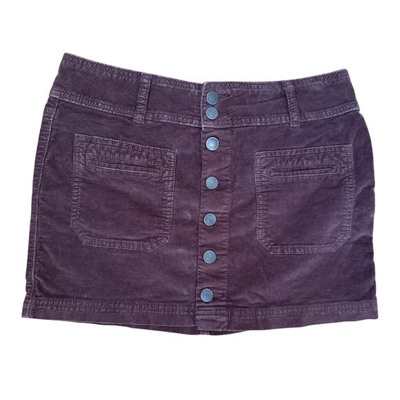 We the Free Micro Mini Straight Skirt in Chocolate Brown Size 27 - Picture 1 of 5